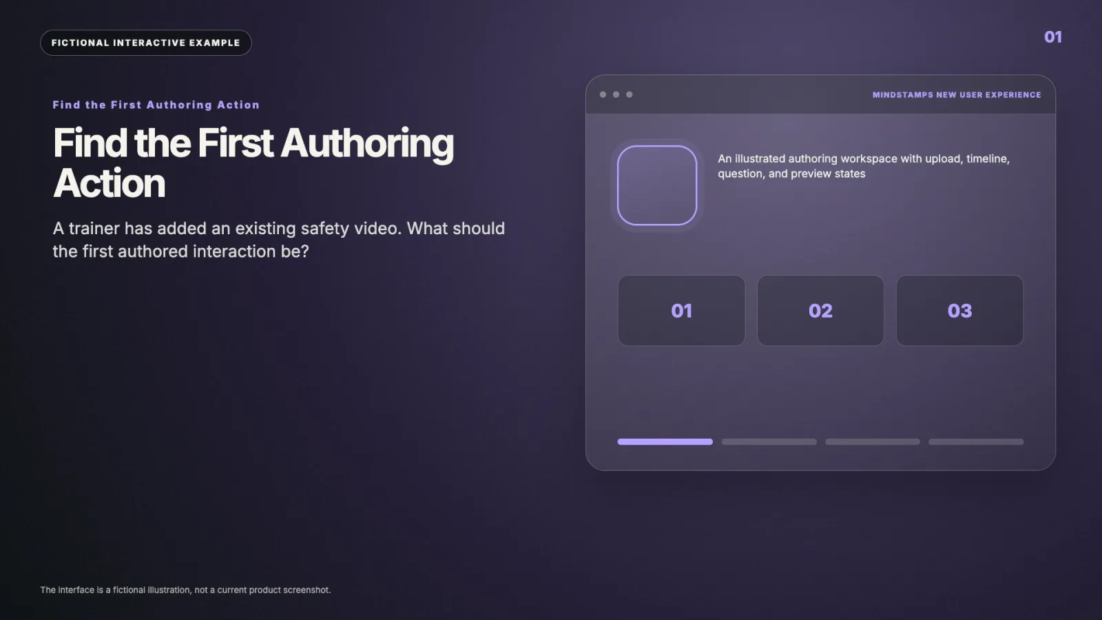 Find the First Authoring Action interactive video example